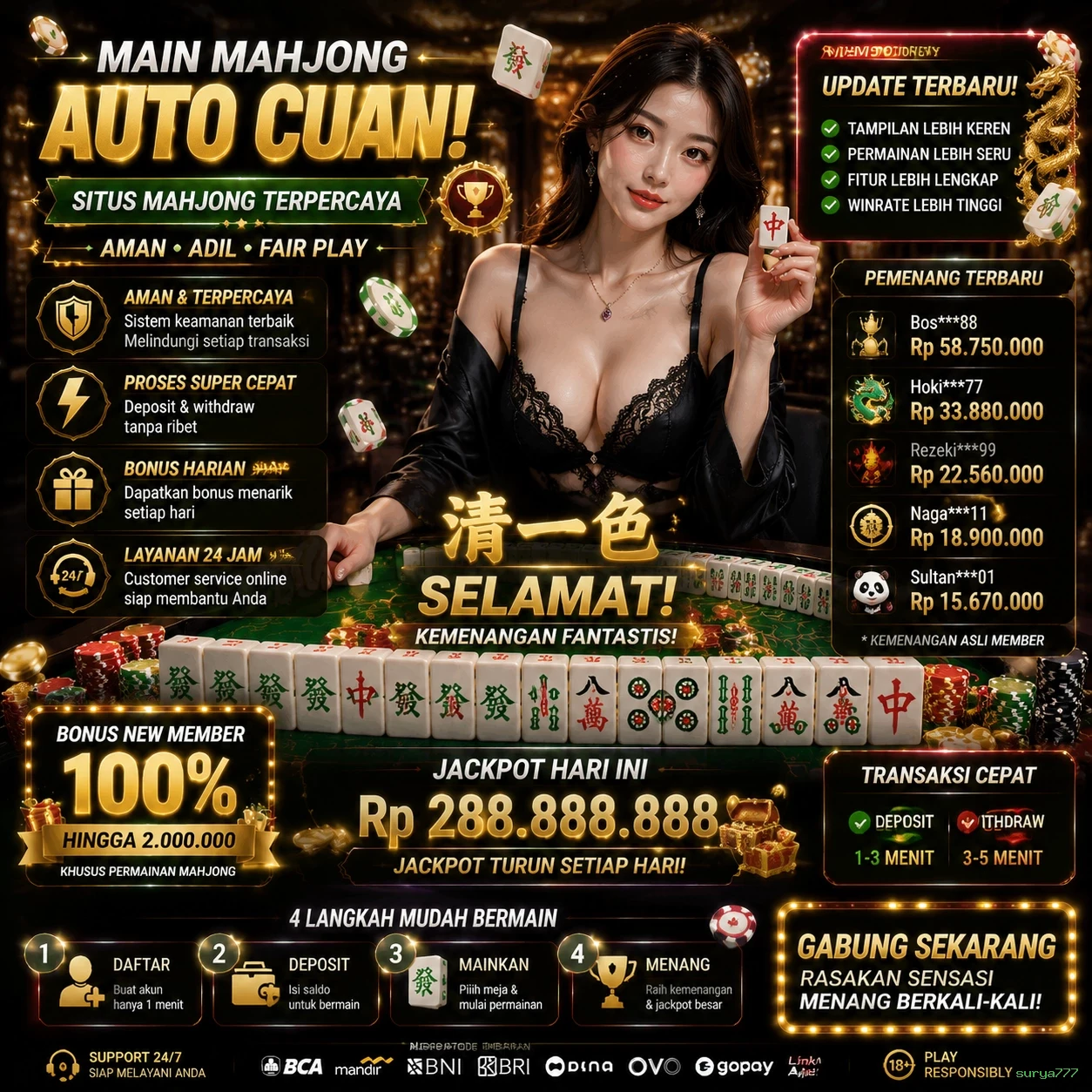 Ikon aplikasi surya777 resmi
